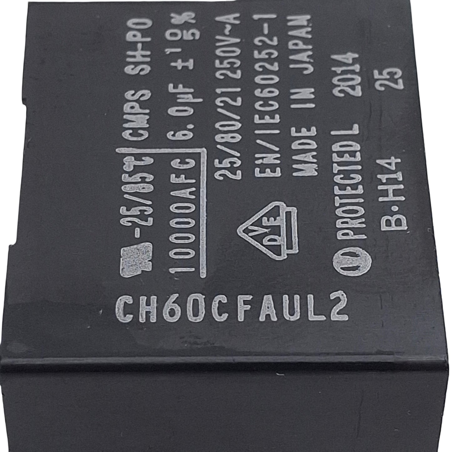 Used Oriental Motor CH60CFAUL2 Replacement Capacitor for Torque Motors, 6µF, 250VAC