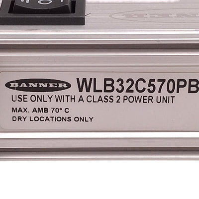 Used Banner WLB32C570PB LED Workstation Light 12-30VDC, 570mm Length, M12 5-Pin Male