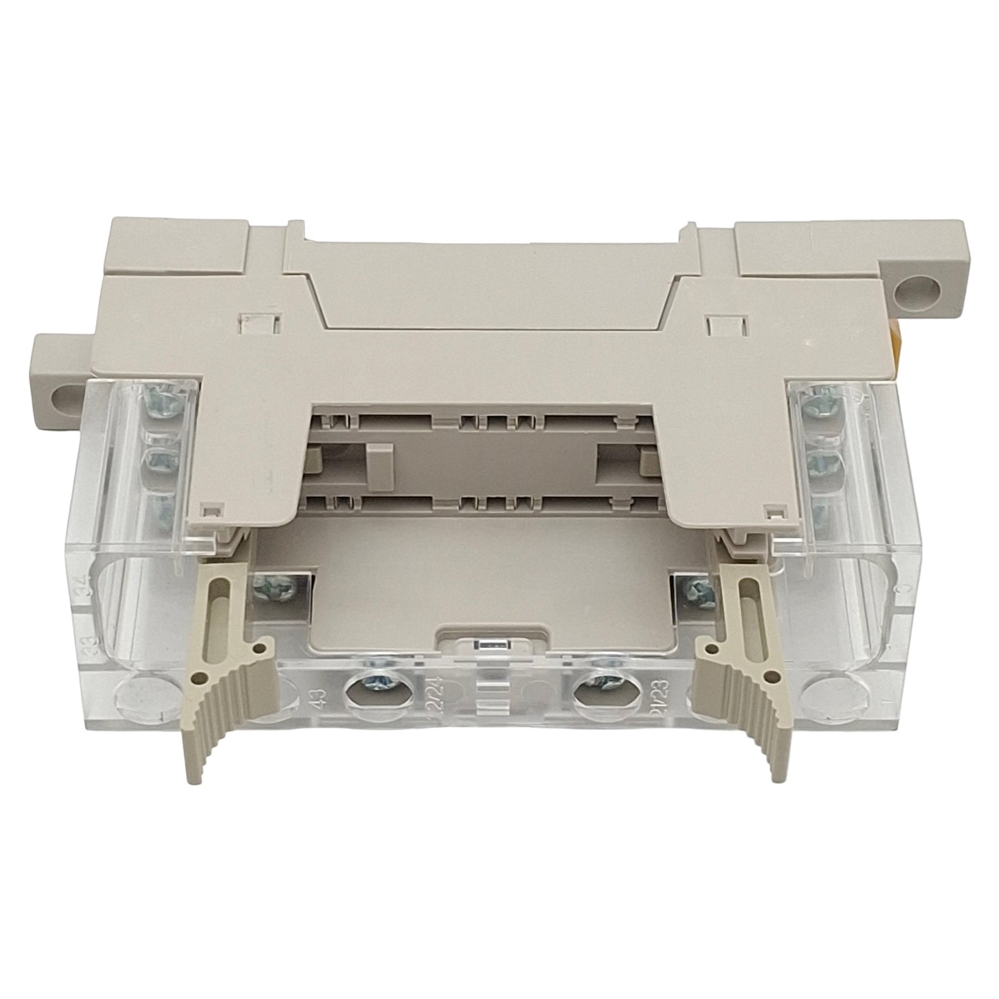 Used Omron P7SA-10F-ND Relay Socket, 10-Positions, 6A Per Pole, 250VAC, DIN Rail
