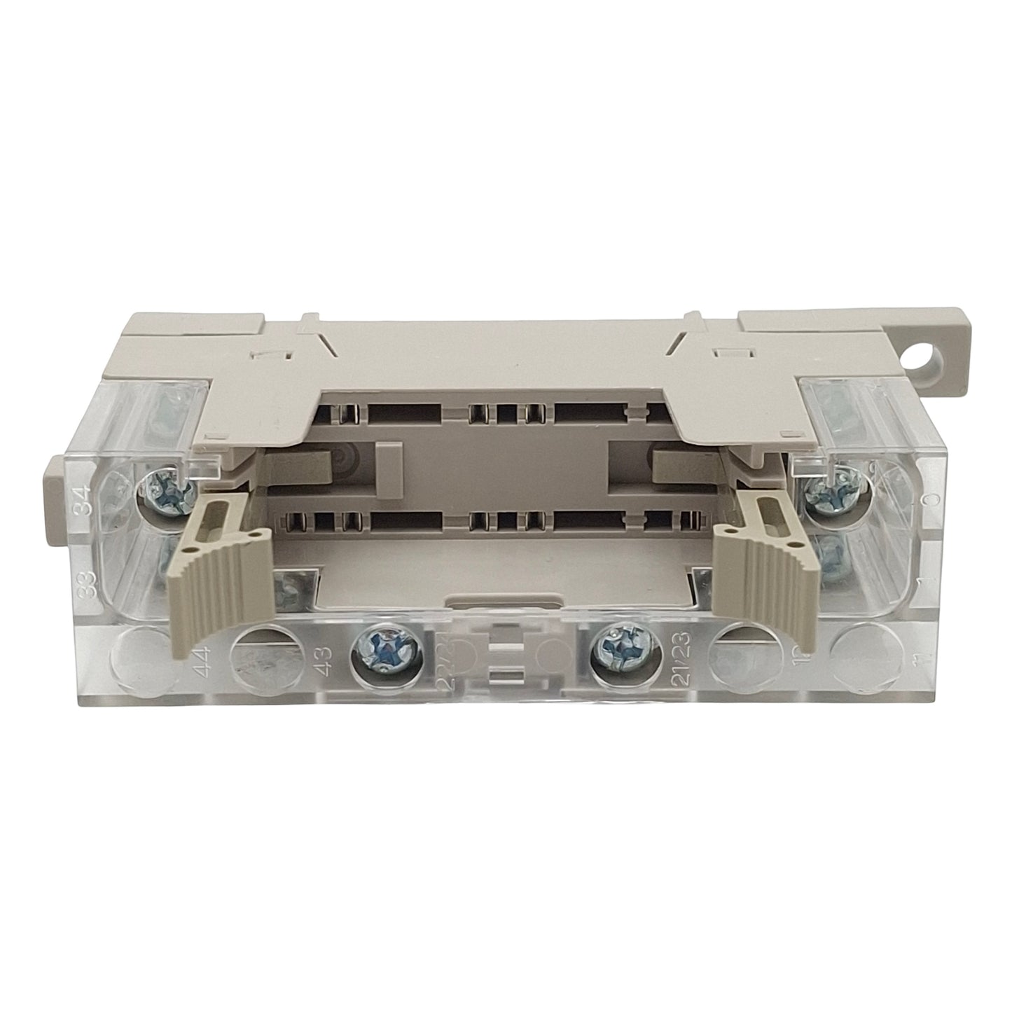 Used Omron P7SA-10F-ND Relay Socket, 10-Positions, 6A Per Pole, 250VAC, DIN Rail