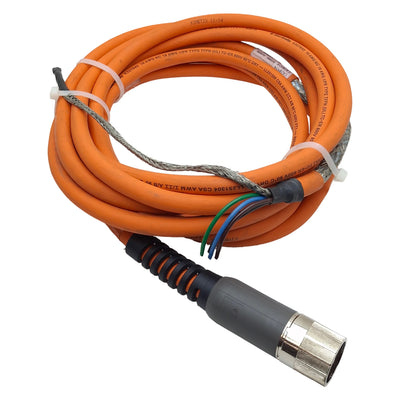 Used Allen Bradley 2090-CPBM7DF-16AA05 Standard Cable for MP-Series, 16AWG, 5m