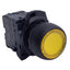 Used Allen Bradley 800FP-LF5 Pushbutton Switch, Momentary, Yellow, 1NO, Illuminated