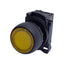 Used Allen Bradley 800FP-LF5 Pushbutton Switch, Momentary, Yellow, 1NO, Illuminated