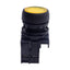 Used Allen Bradley 800FP-LF5 Pushbutton Switch, Momentary, Yellow, 1NO, Illuminated