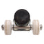 Used Lot of 2 Sigerist Stem Mount Swivel Leveling Caster, ø40mm Wheel, M10x1.5 Thread