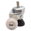 Used Lot of 2 Sigerist Stem Mount Swivel Leveling Caster, ø40mm Wheel, M10x1.5 Thread