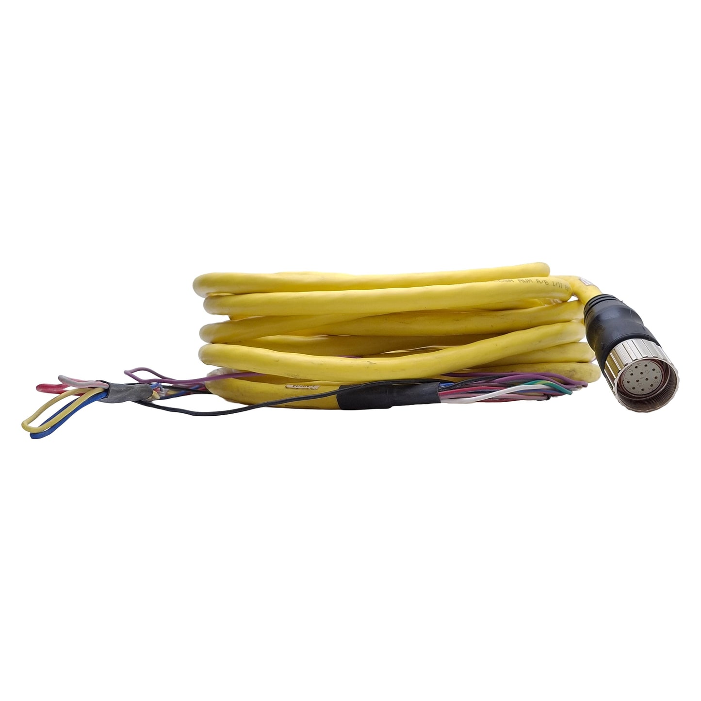 Used Allen Bradley 889M-F12AH-5 Cordset, M23 12-Pin Female to Flying Leads, 5m