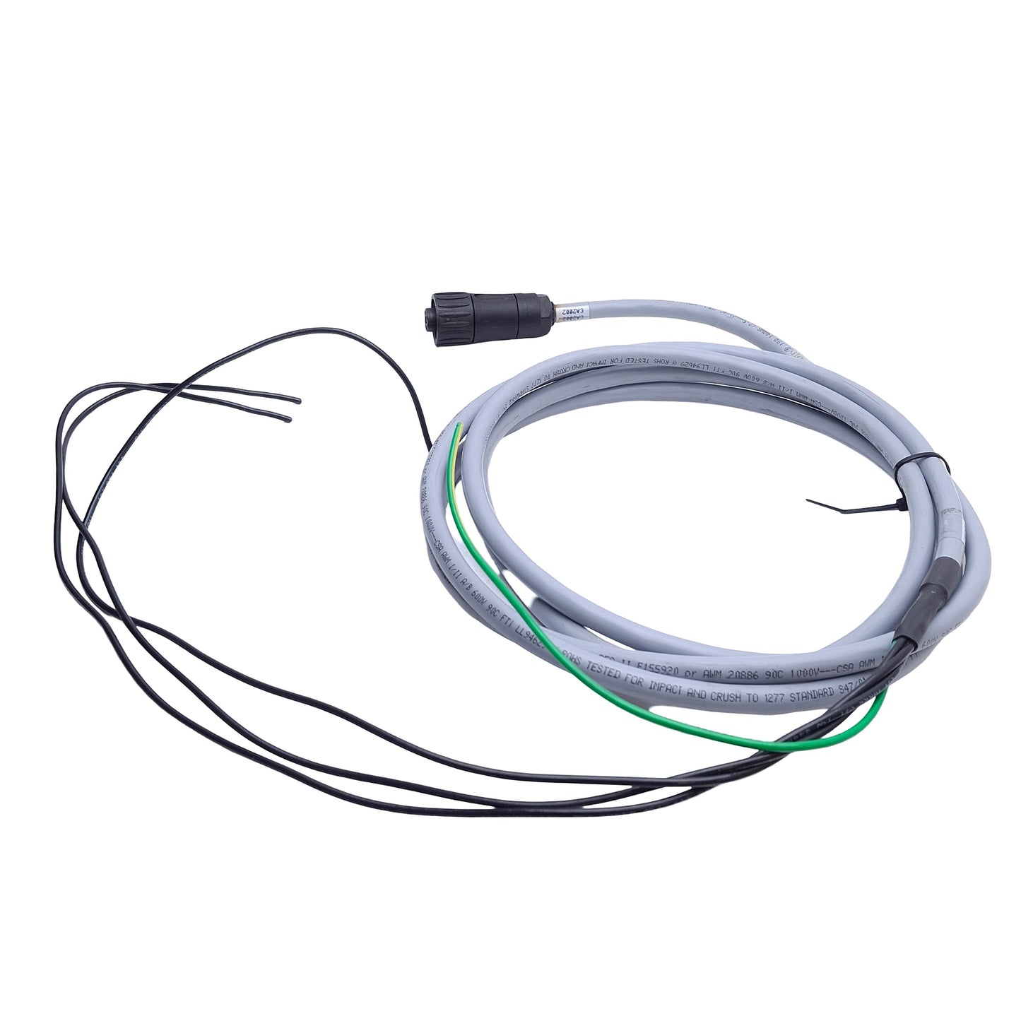 Used Lappkabel 201849-005 Motor Power Cable, 4-Pin Female to Flying Leads, 3.5 Meters