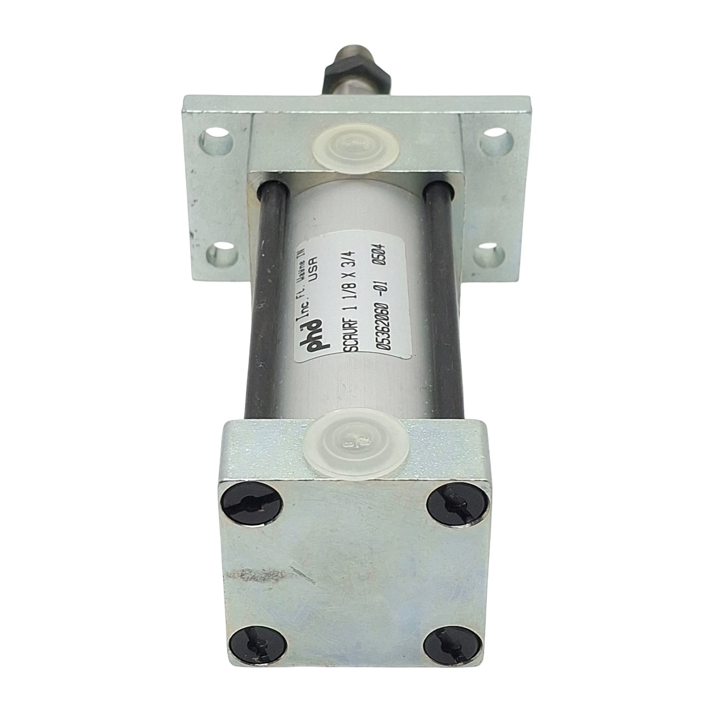 New PHD SCAVRF11/8X3/4 Spring Extended Cylinder, ø1-1/8" Bore, 3/8" Stroke, 1/8" NPT