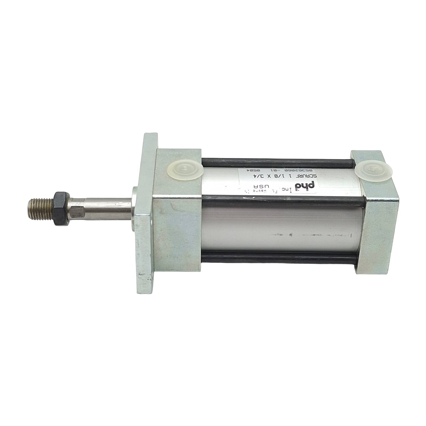 New PHD SCAVRF11/8X3/4 Spring Extended Cylinder, ø1-1/8" Bore, 3/8" Stroke, 1/8" NPT
