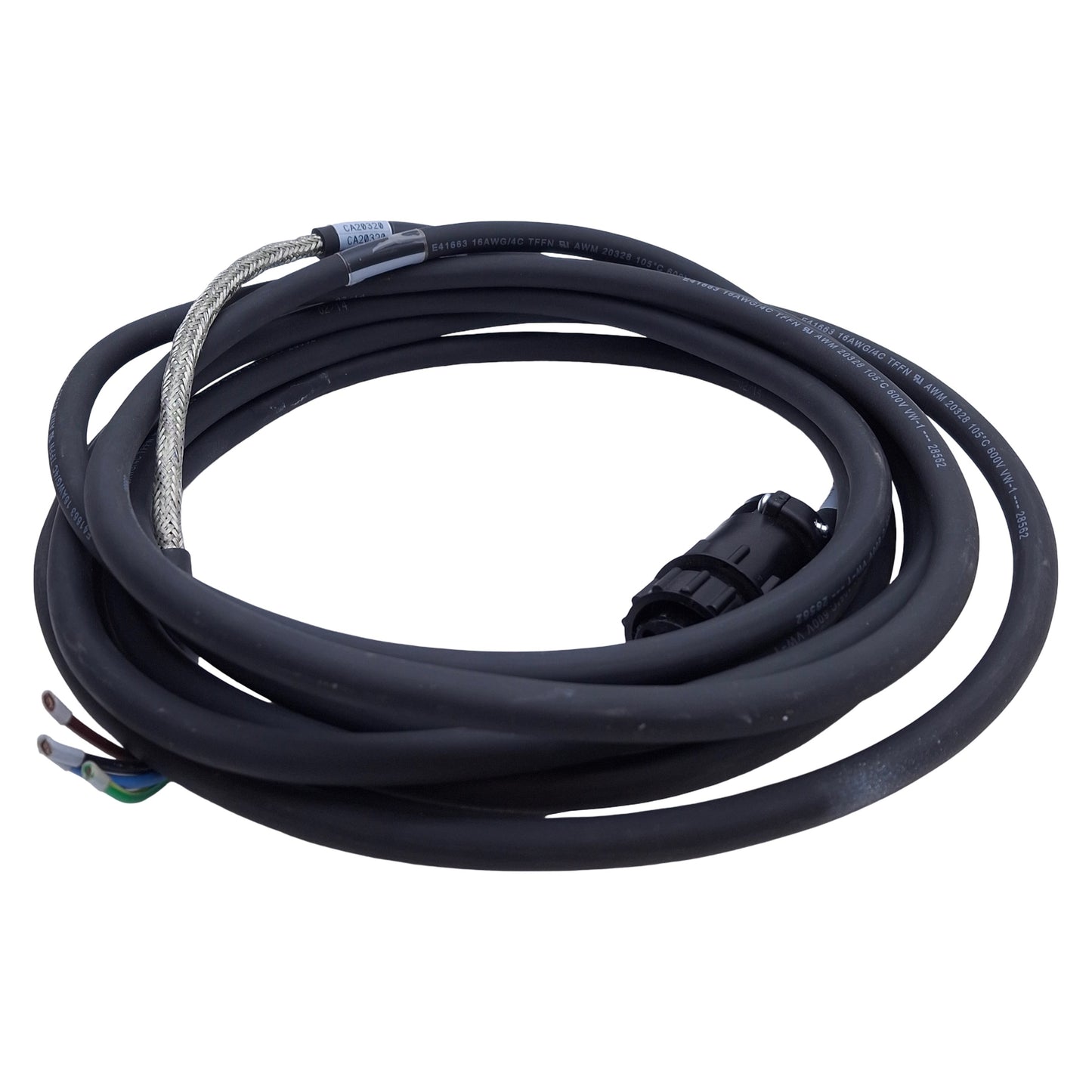 Used Allen Bradley 2090-CPWM6DF-16AA05 TL-Series Standard Motor Power Cable, 4.5m