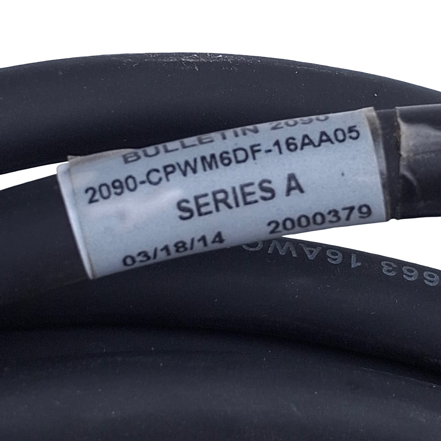 Used Allen Bradley 2090-CPWM6DF-16AA05 TL-Series Standard Motor Power Cable, 4.5m