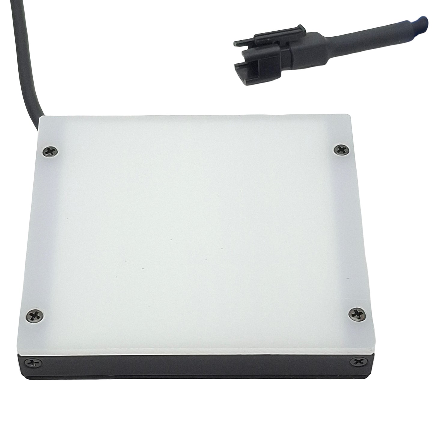 Used CCS LDL-TP-51X51 Machine Vision Flat Backlight, Red LED, 12VDC, 51x51mm, 0.3m