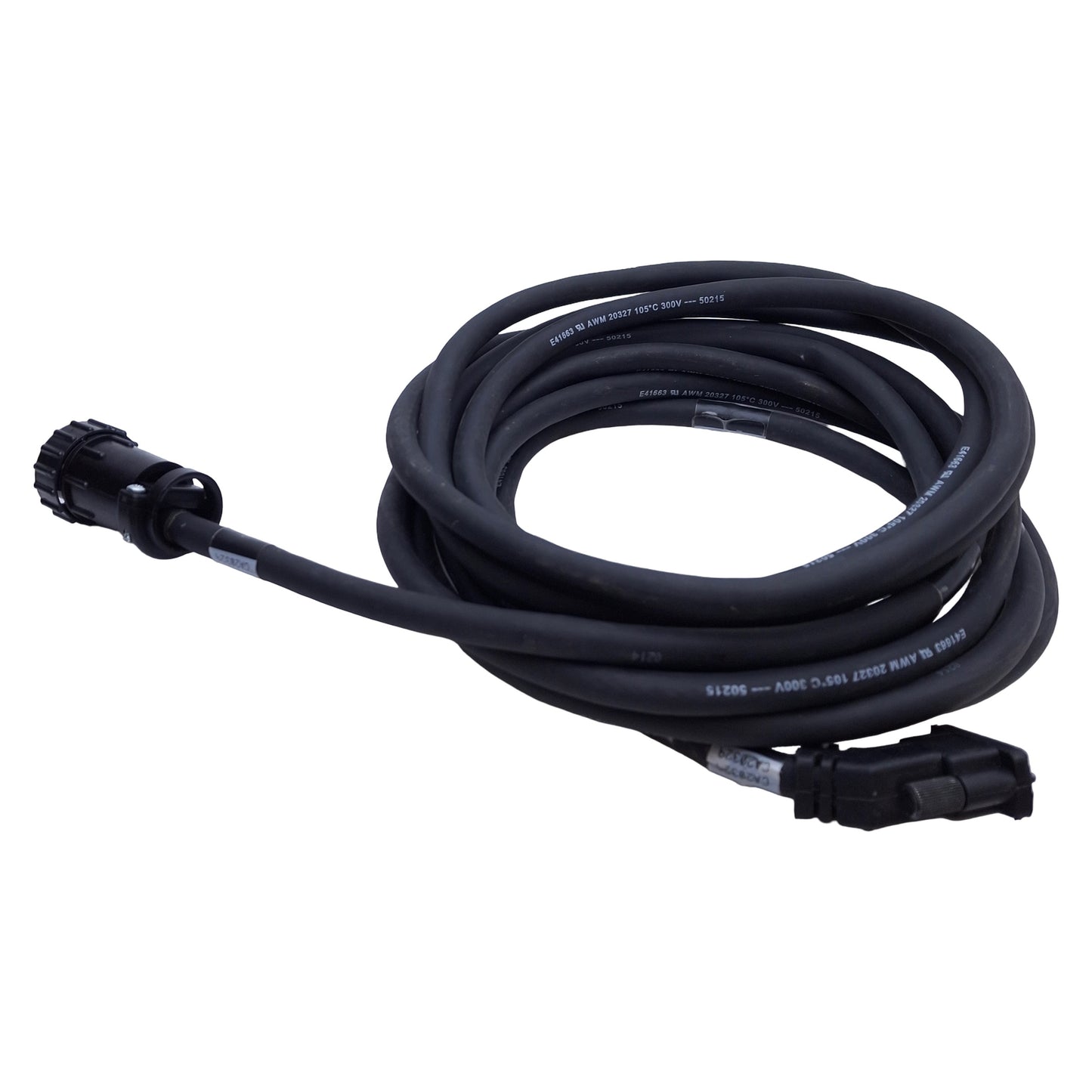 Used Allen Bradley 2090-CFBM6DD-CCAA05 Kinetix Motor Encoder Feedback Cable DB-15, 5m