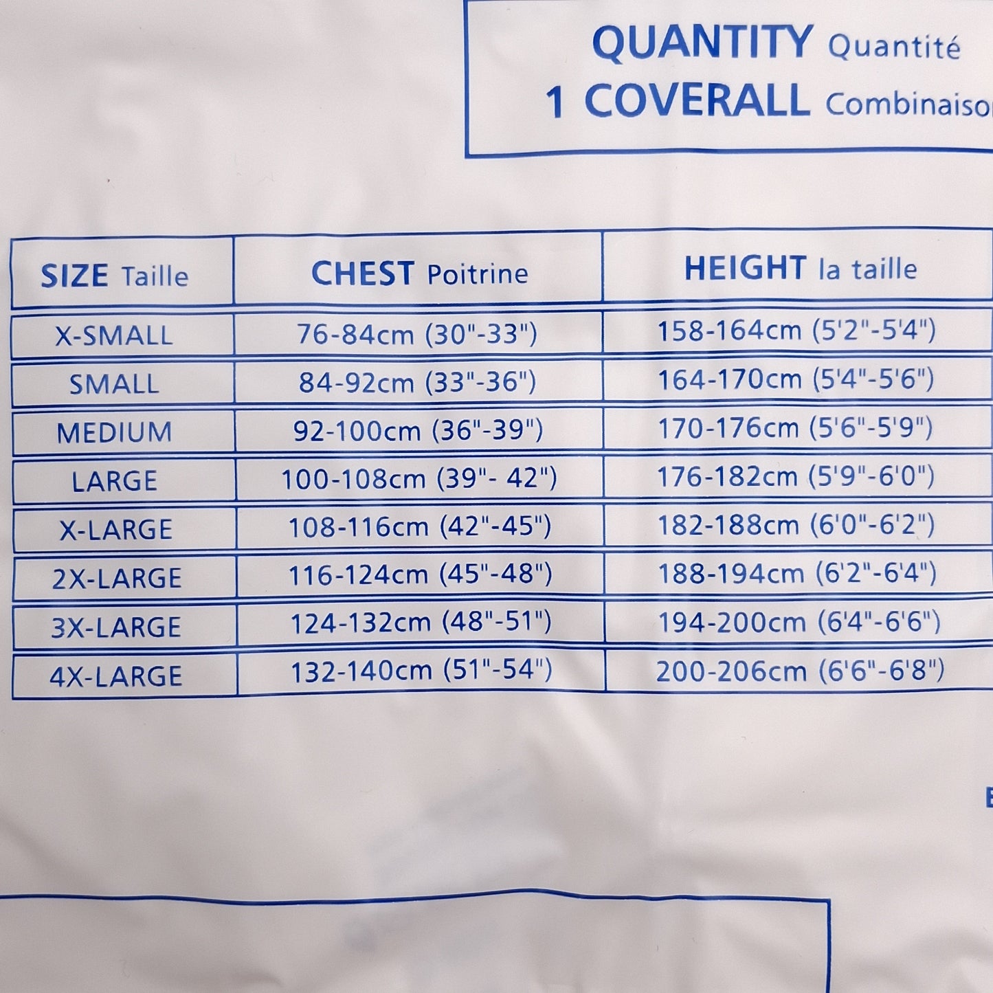 New BioClean-D S-BDFC-L Disposable Coverall With Hood & Boots, Large Size, White