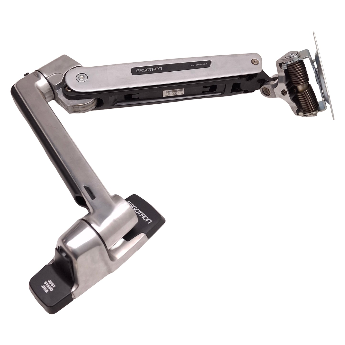Used Ergotron 45-383-026 Sit-Stand Wall Mount Arm 33" Extension, VESA 100/75mm