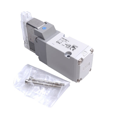New – Open box SMC VP344-5MOZ-A Base Mount Solenoid Valve, 0.2 to 0.7MPa, 3-Port NC, 24VDC Coil