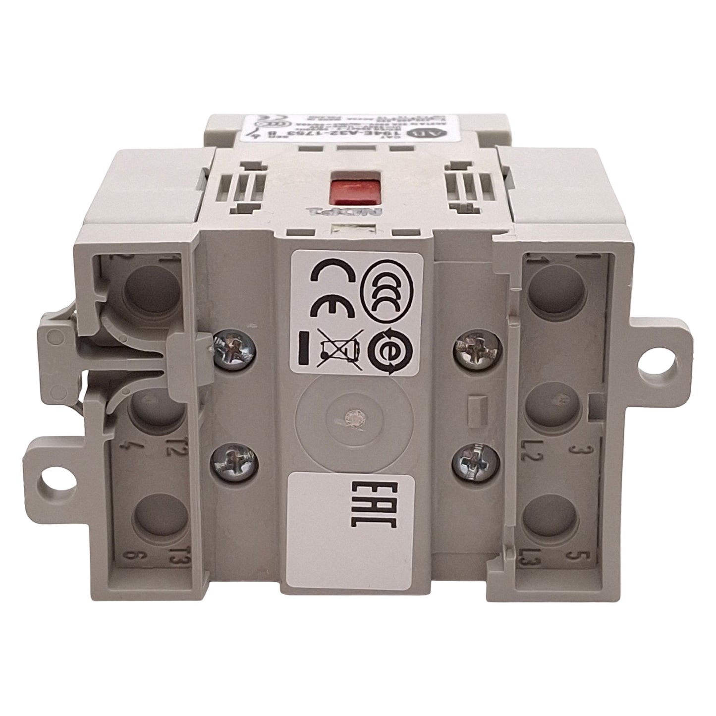New Allen Bradley 194E-A32-1753 Disconnect Switch, 3-Pole, 15HP 32A 600VAC, DIN Rail