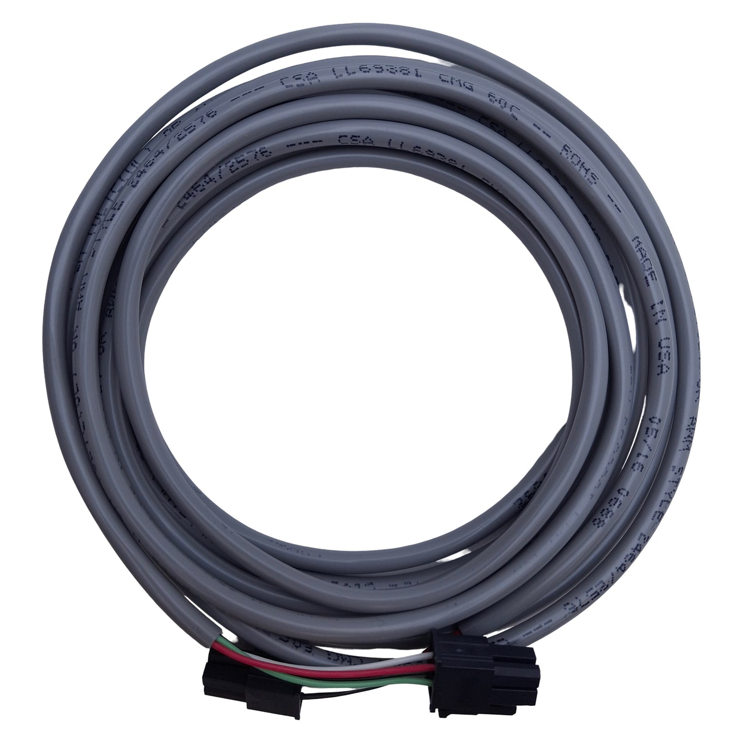 New Lot of 2 Teknic CPM-CABLE-M4P4P-120 I/O Cable 4-pin Molex Mini-fit, 10ft Length