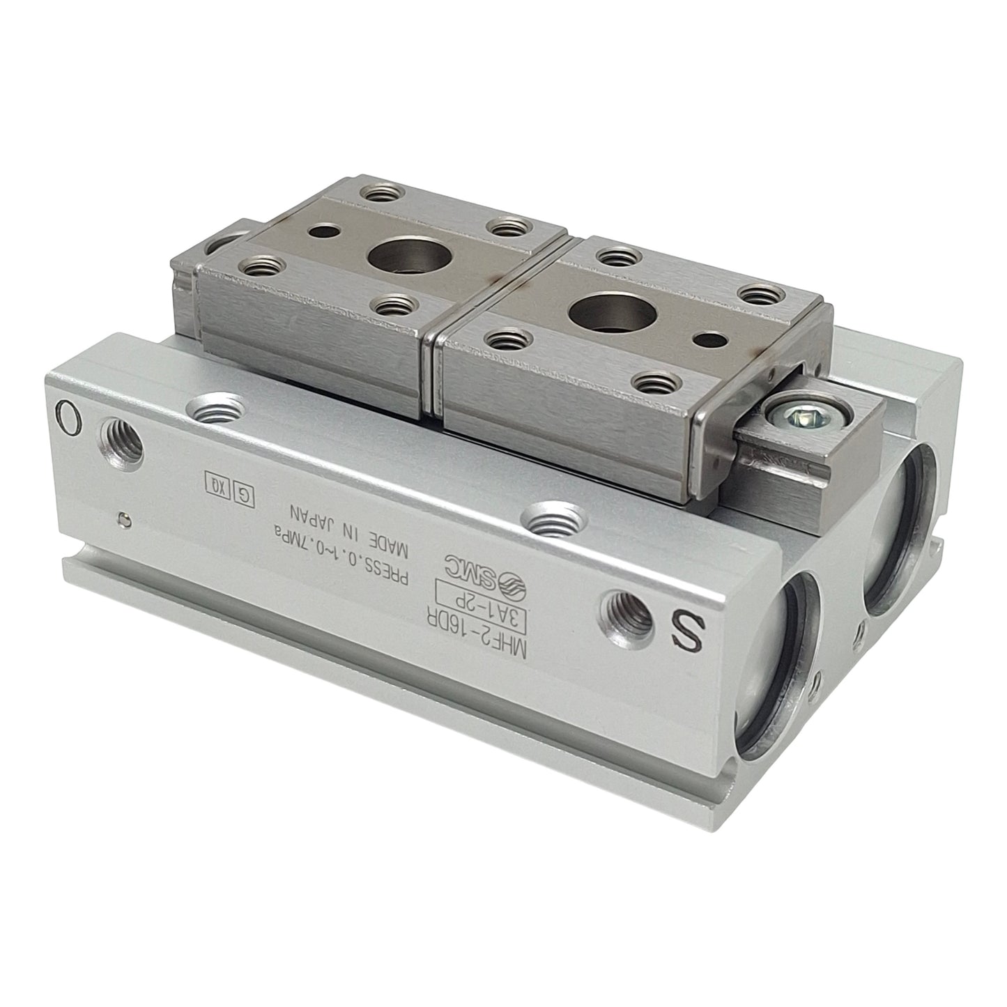 New SMC MHF2-16DR Pneumatic Gripper, ø16mmm Bore, 16mm Stroke, 90N, M5, 0.1-0.7MPa
