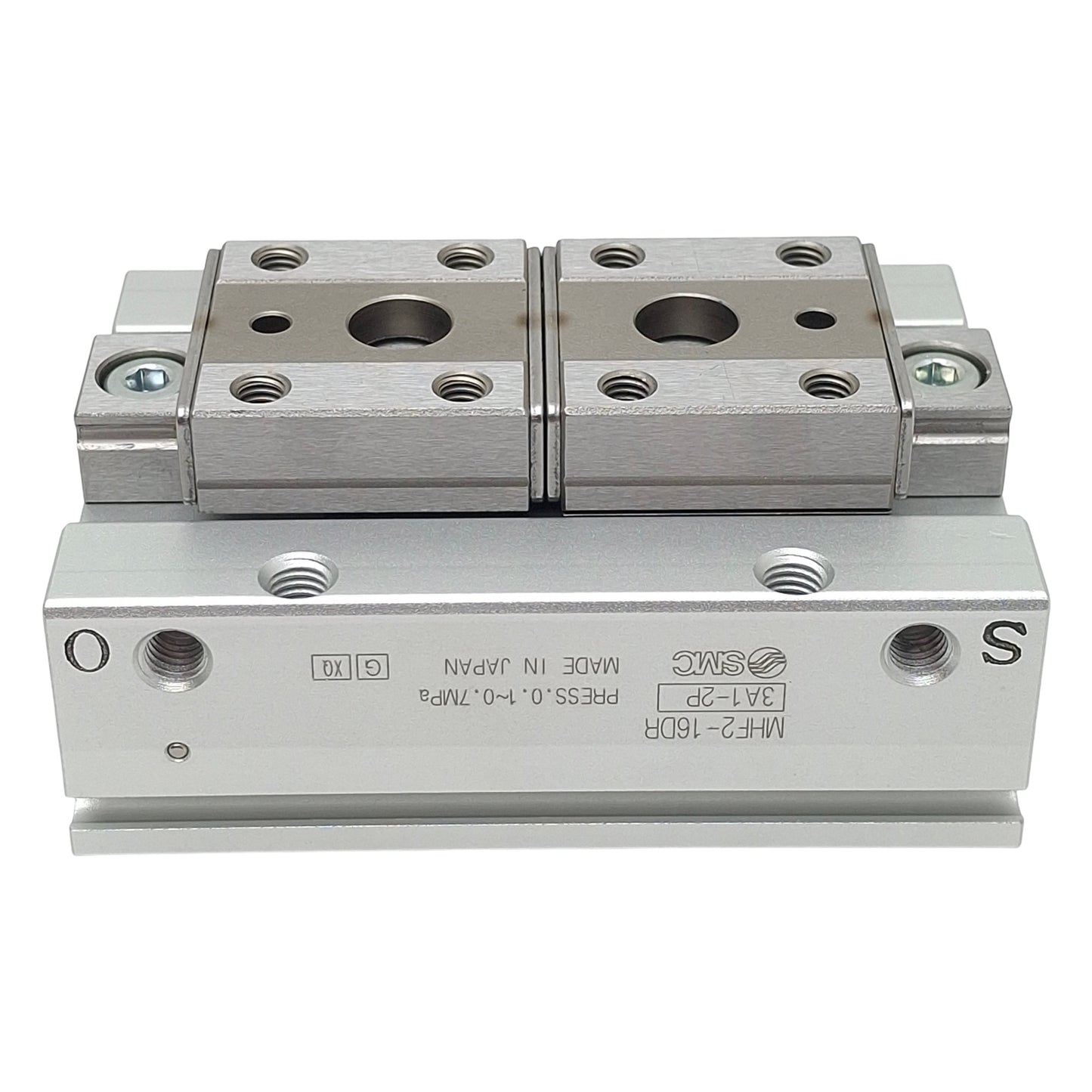 New SMC MHF2-16DR Pneumatic Gripper, ø16mmm Bore, 16mm Stroke, 90N, M5, 0.1-0.7MPa