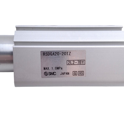 New – Open box SMC RSDQA20-20TZ Stopper Cylinder 20mm Bore, 20mm Stroke, Single Acting, 1/8Rc