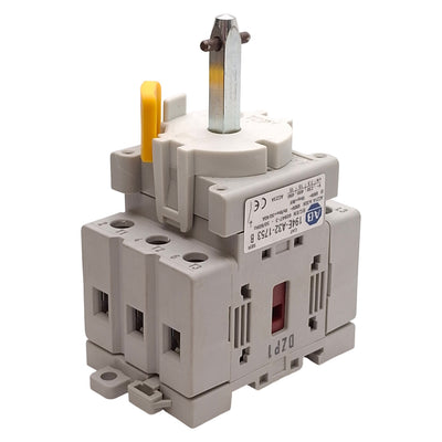 Used Allen Bradley 194E-A32-1753 Disconnect Switch, 3-Pole, 32A 600VAC 15HP, DIN Rail