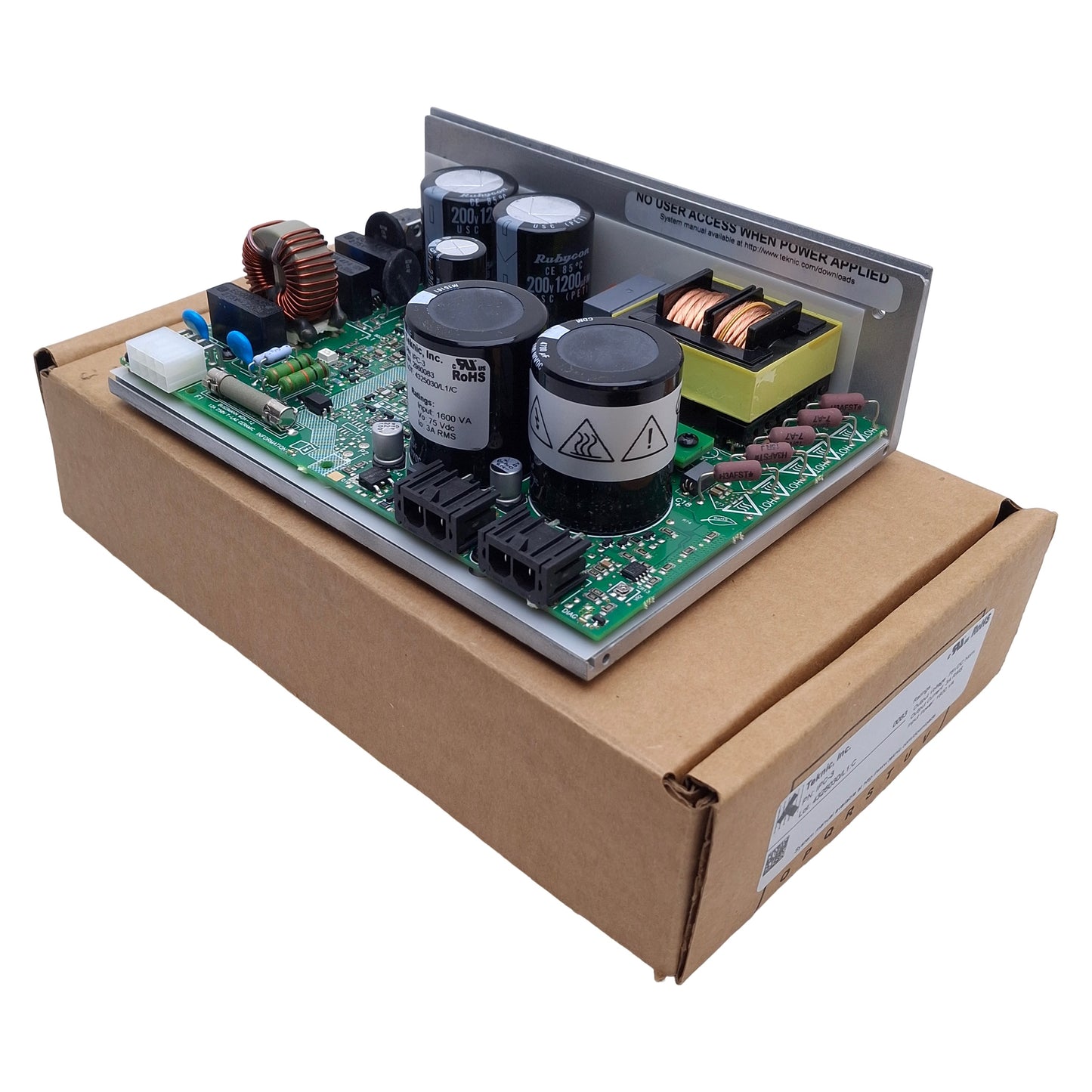 New Teknic IPC-3 DC Power Supply 225W, 108-250VAC In, 75VDC Out, 7.13"x5.2"x2.26"