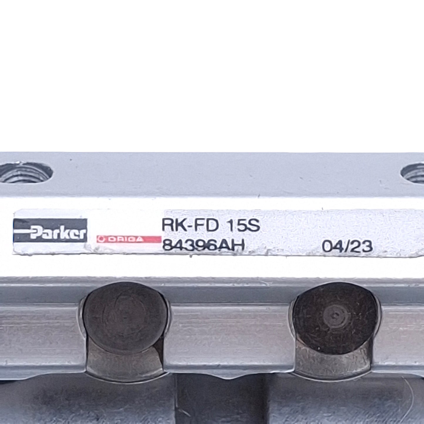 Used Parker RK-FD15S Linear Guide Carriage Size: 15, 1800N Dynamic/2200N Static Load