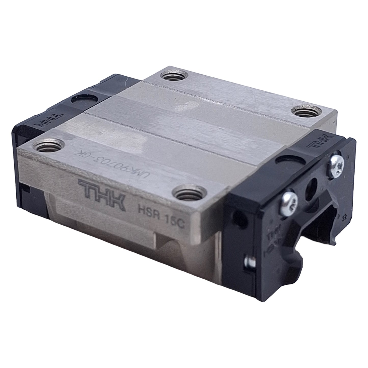 Used THK HSR15C Linear Ball Bearing Block Carriage 10.9kN Load, 56mm x 57mm x24mm