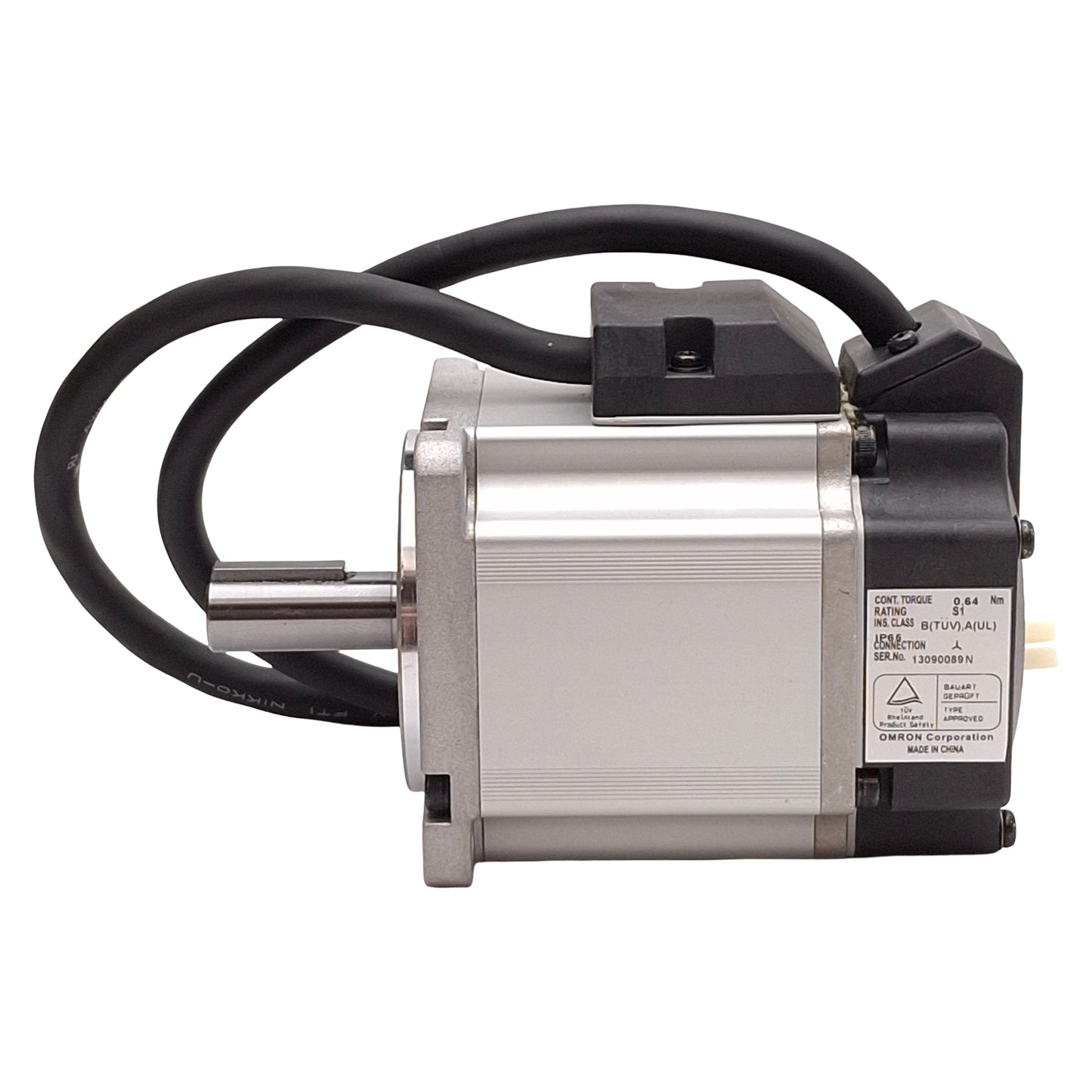 New – Open box Omron R88M-G20030L-S2 Servo Motor, 0.2kW, 3Ø 58VAC 2.5A, 200Hz, 3000rpm
