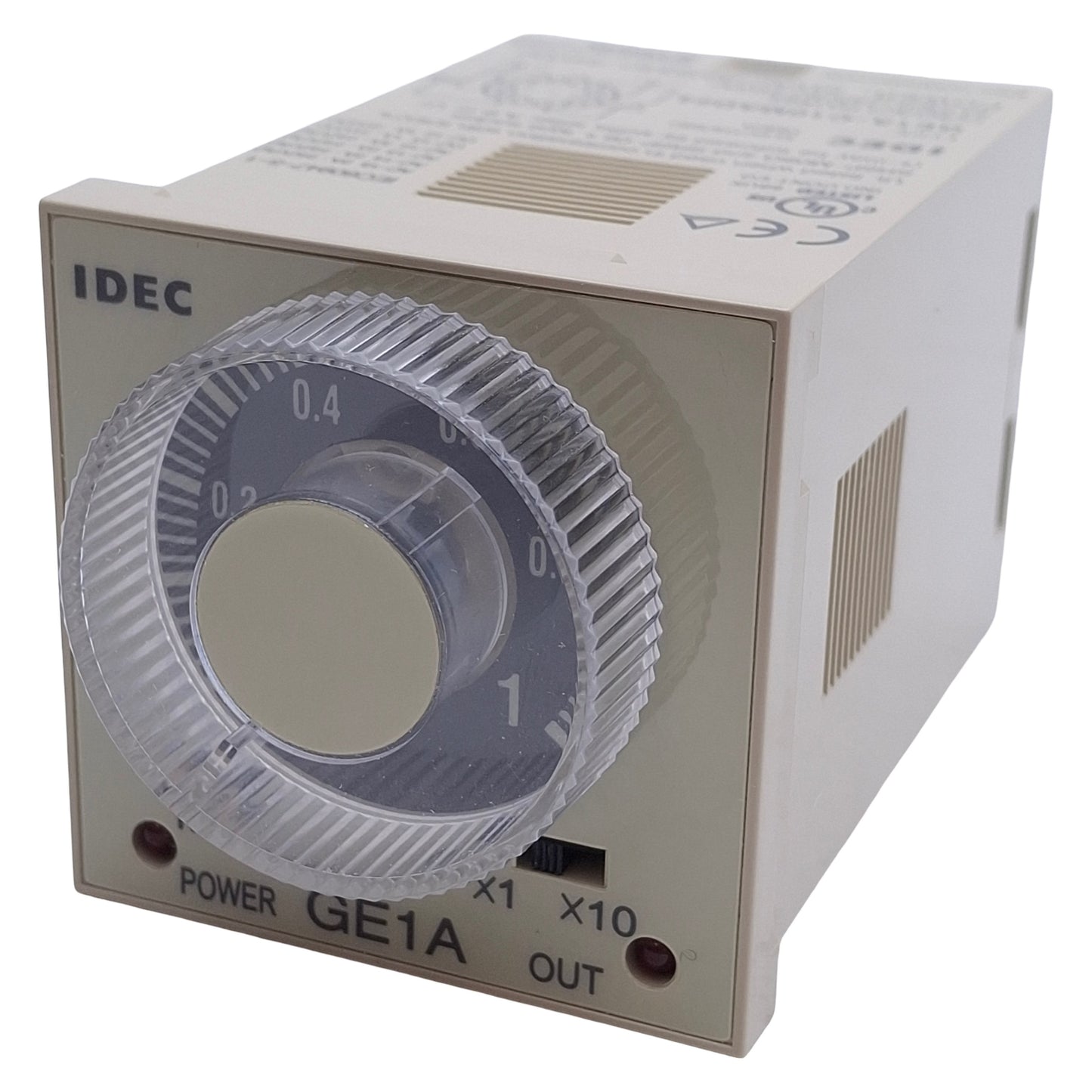 New – Open box IDEC GE1A-C10MAD24 Timer 8-Pin Octal Plug-In, DPDT, 24VAC/DC, 0.1s-10m Range