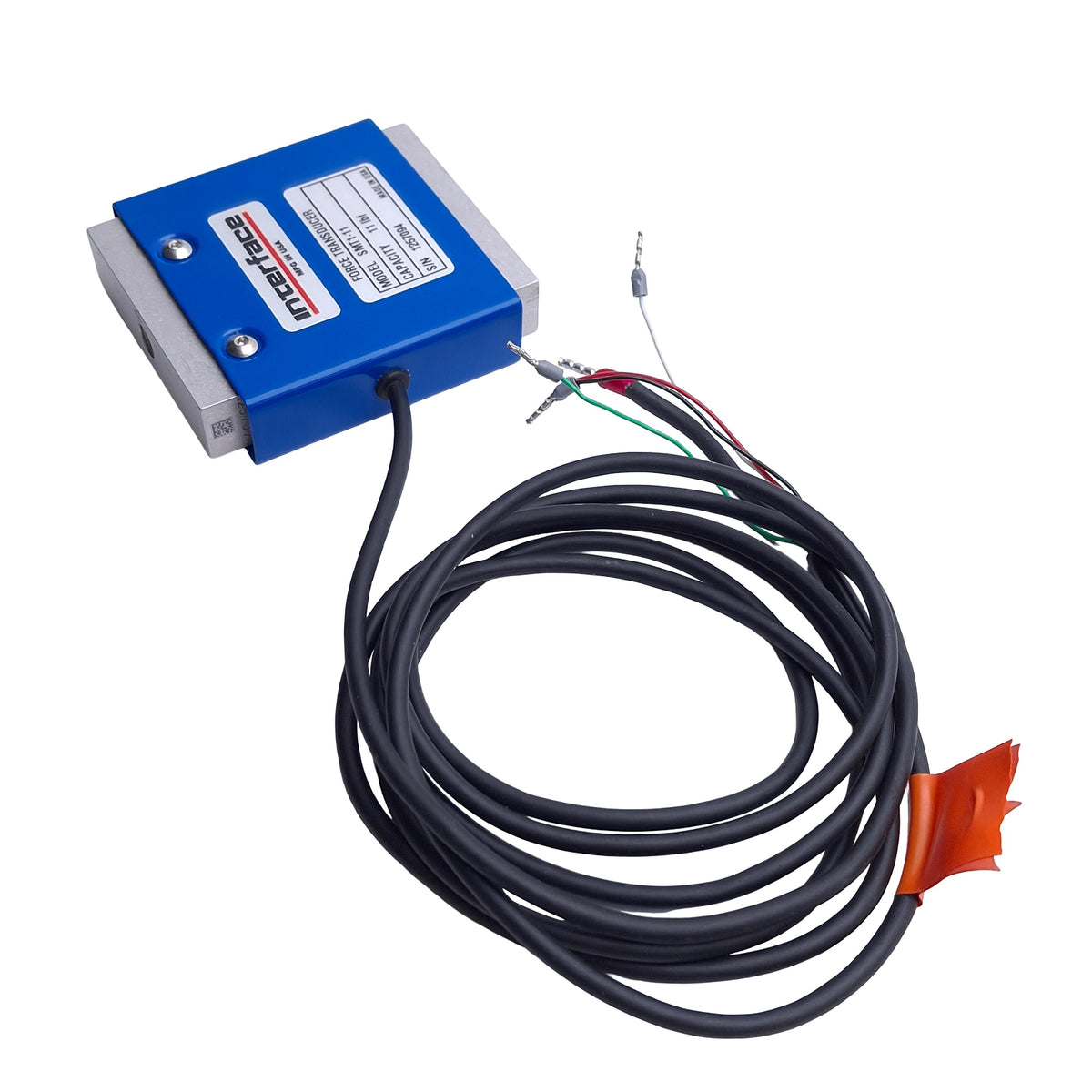 Used Interface SMT1-11 S-Type Load Cell Force Transducer, 11lbf (50N) Capacity, 2mV/V