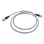 New Balluff BCC0JZ1 Cordset, 4-Pin M12 Male x 4-Pin M12 Female, 12A 63VAC/DC, 1m