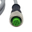 New Balluff BCC0JZ1 Cordset, 4-Pin M12 Male x 4-Pin M12 Female, 12A 63VAC/DC, 1m