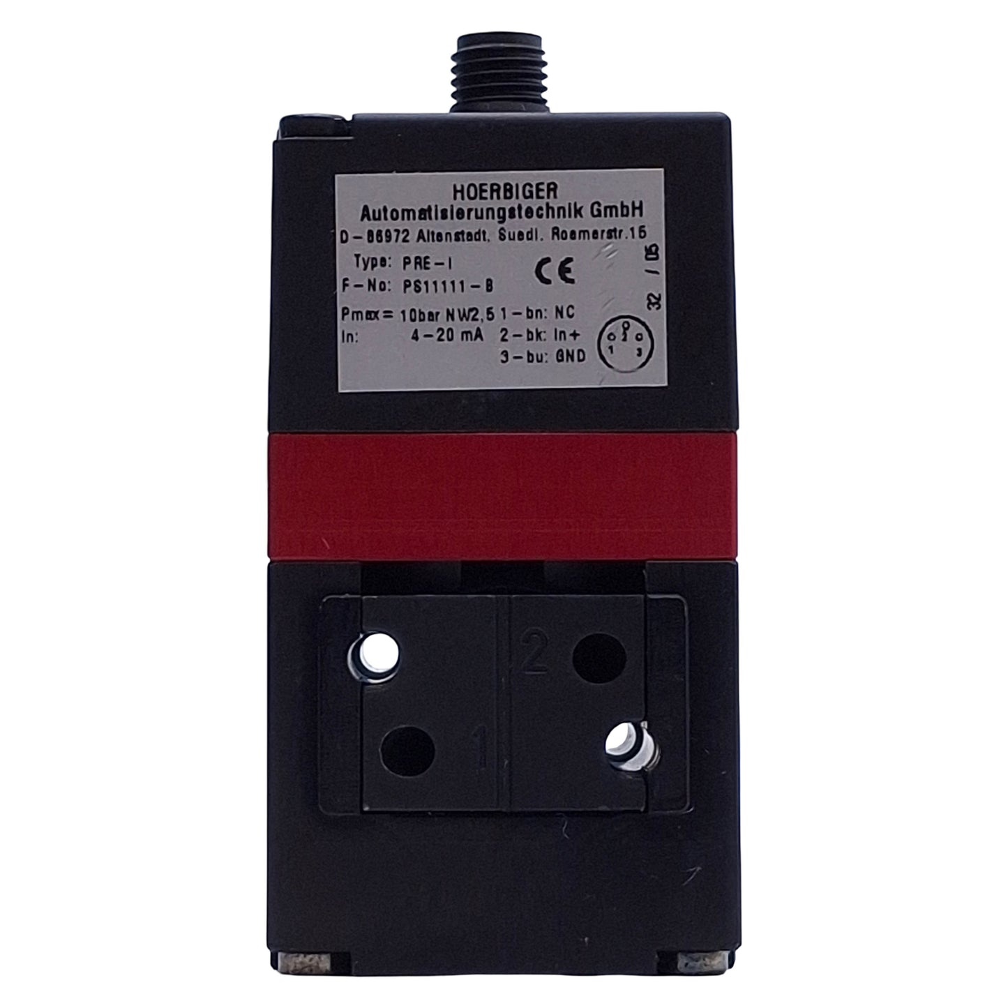 New – Open box Hoerbiger PRE-I PS11111-B Proportional Pressure Regulator 0-8bar, 4-20mA Signal