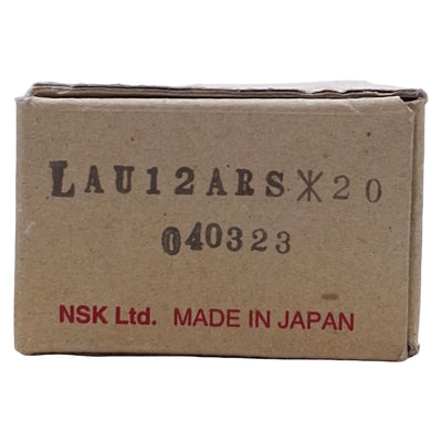 New NSK LAU12ARS Linear Guide Bearing Block Carriage For 12mm Rail, 38.7mm x 27mm