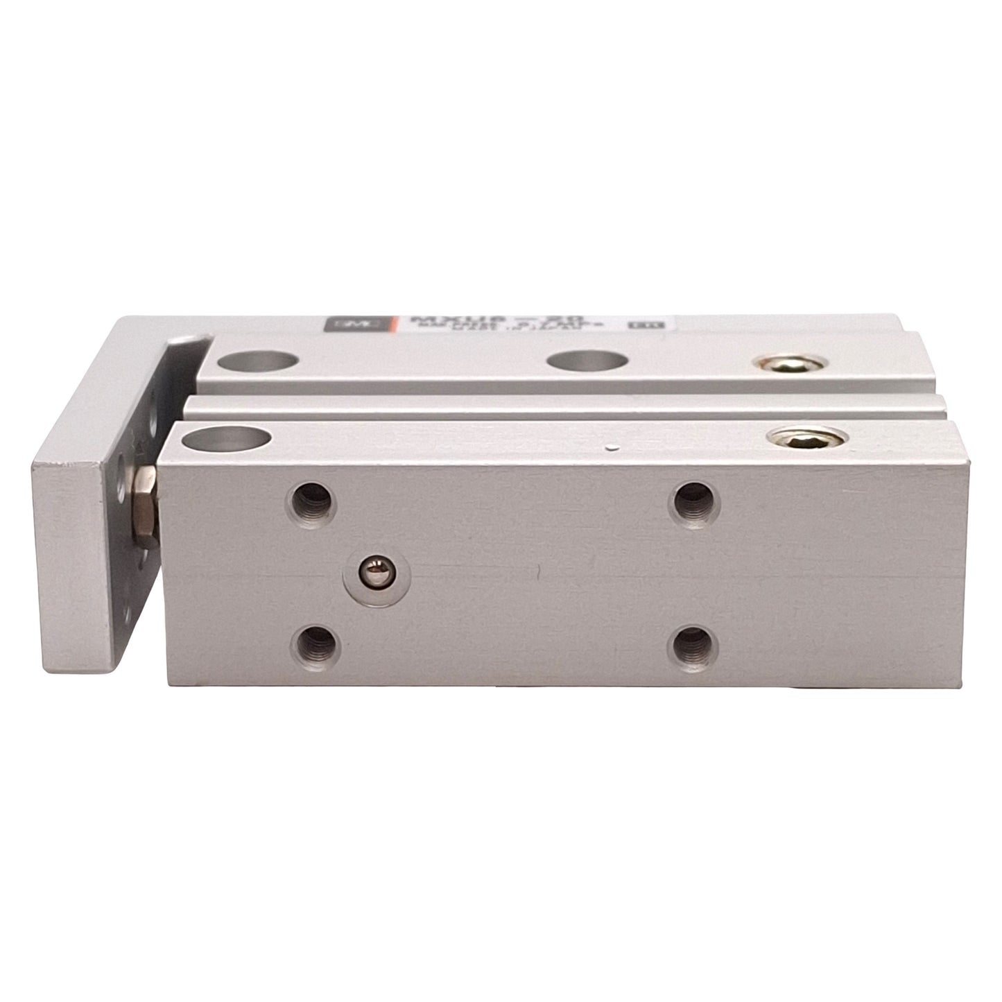 Used SMC MXU6-20 Compact Pneumatic Slide Table ø6mm Bore, 20mm Stroke, 0.7MPa, M5x0.8