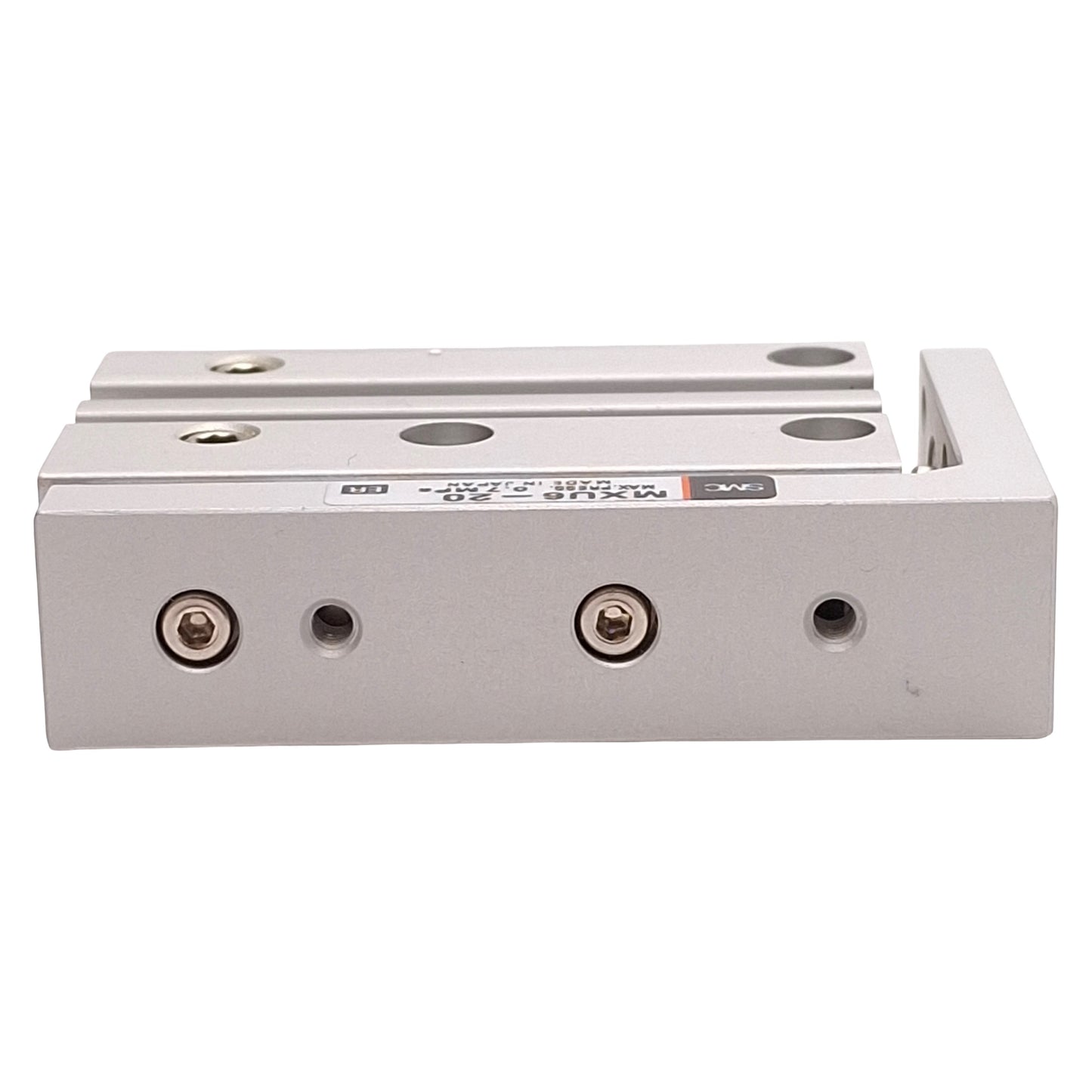 Used SMC MXU6-20 Compact Pneumatic Slide Table ø6mm Bore, 20mm Stroke, 0.7MPa, M5x0.8