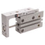Used SMC MXU6-20 Compact Pneumatic Slide Table ø6mm Bore, 20mm Stroke, 0.7MPa, M5x0.8