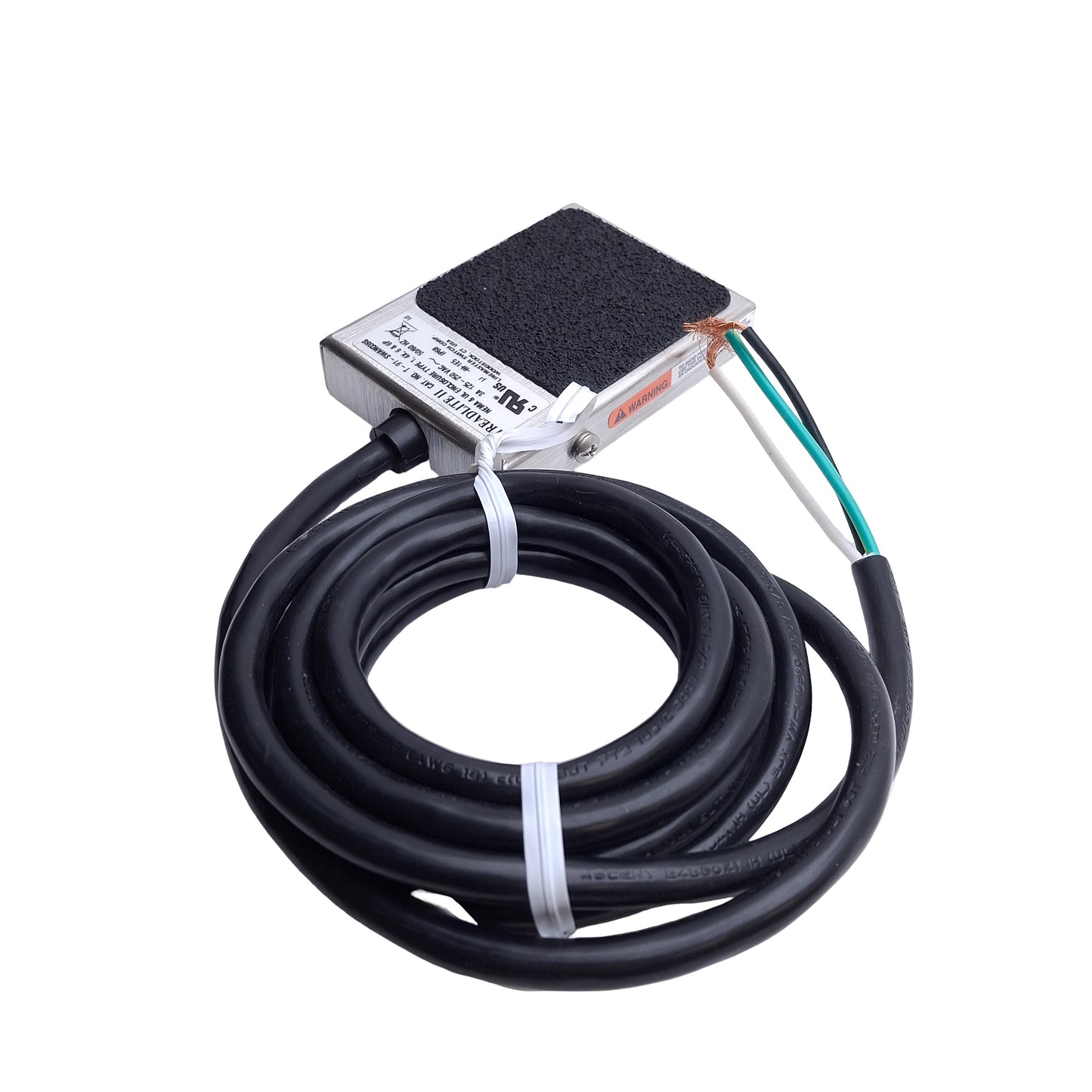Used Linemaster T-91-SWAN038S Treadlite Foot Pedal, Momentary, 125-250VAC 3A Contact