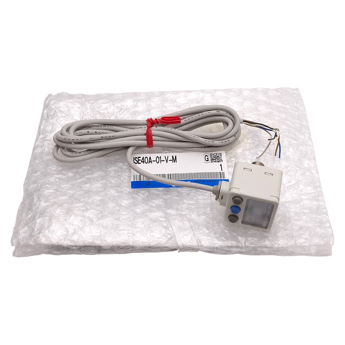New SMC ISE40A-01-V-M Digital Pressure Switch, PNP, -0.1~1.0MPa, R1/8, 12-24VDC