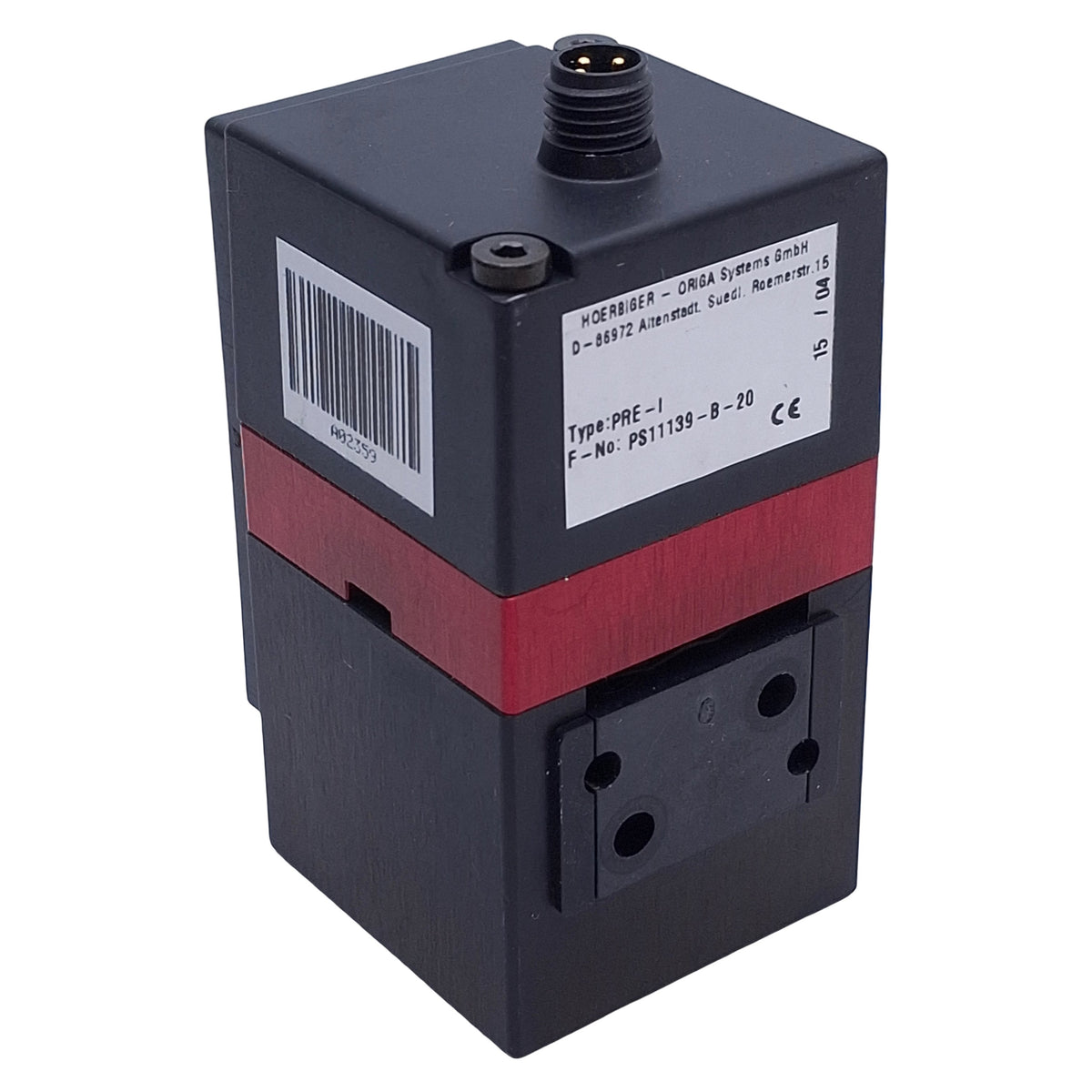 Used Hoerbiger PRE-I PS11139-B-20 Piezo Proportional Pressure Regulator 2bar, 4-20mA