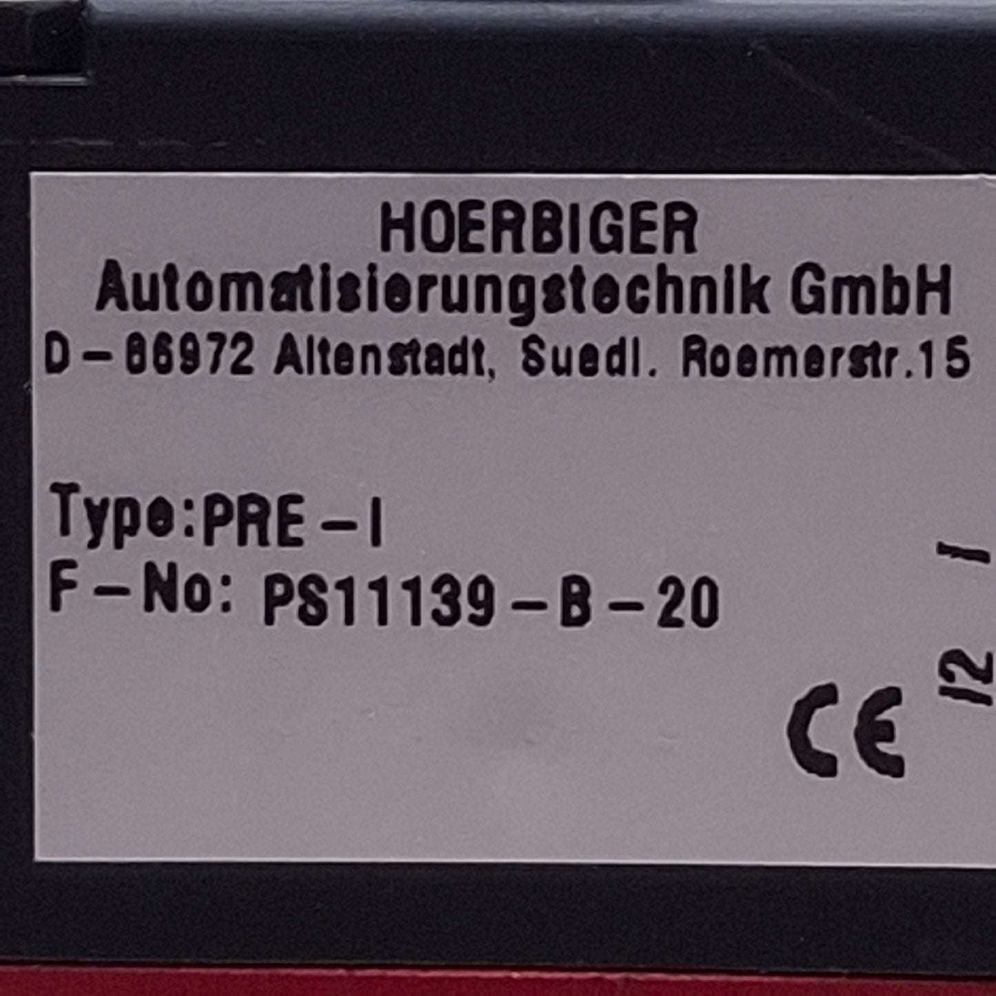 New – Open box Hoerbiger PRE-I PS11139-B-20 Piezo Proportional Pressure Regulator 2bar, 4-20mA