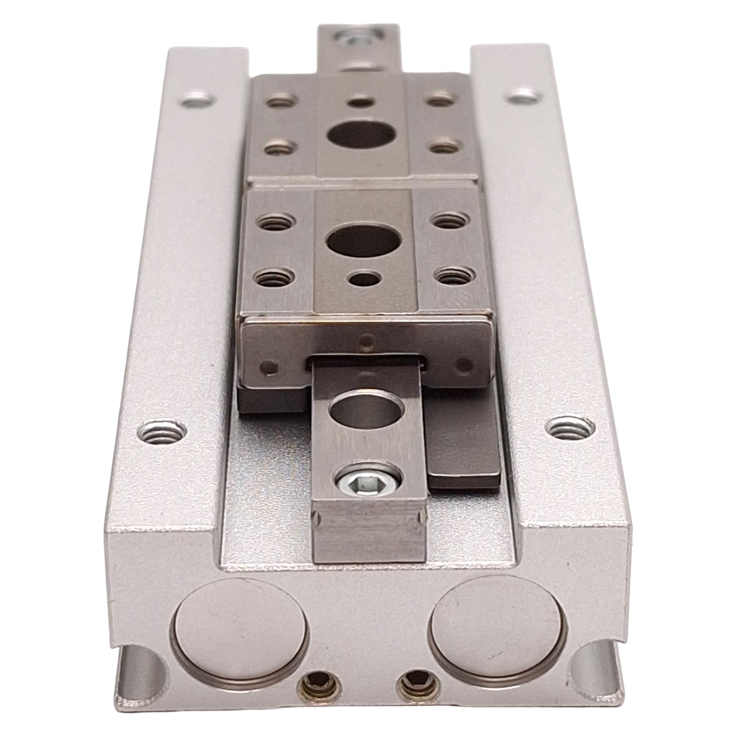 New SMC MHF2-8D2 Low Profile Pneumatic Gripper ø8mm Bore, 32mm Stroke, 0.7MPa M3x0.5