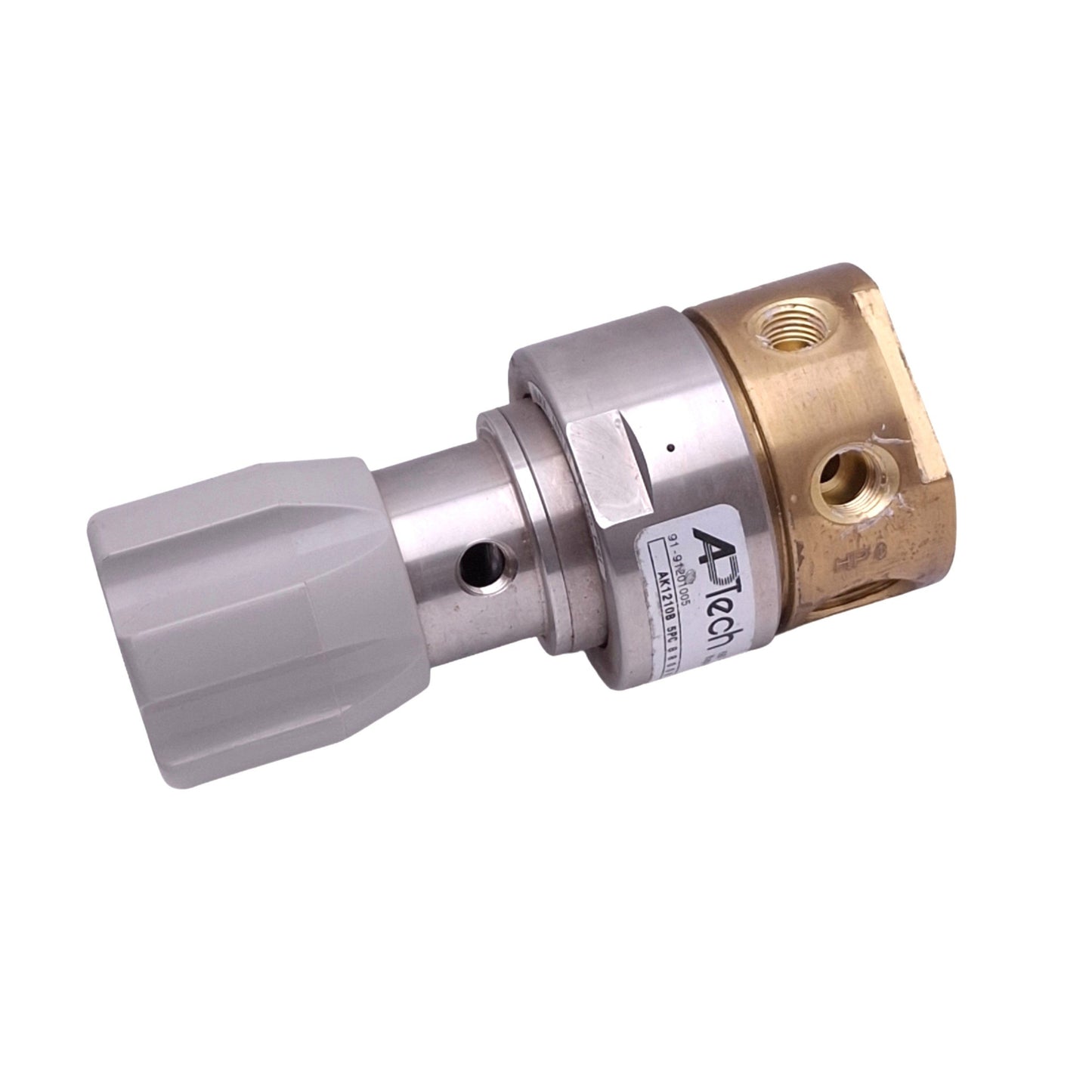 Used APTech AK1210B5PC88000 Pressure Regulator, 100psi Set, 1700psi Max, 1/2in NPT