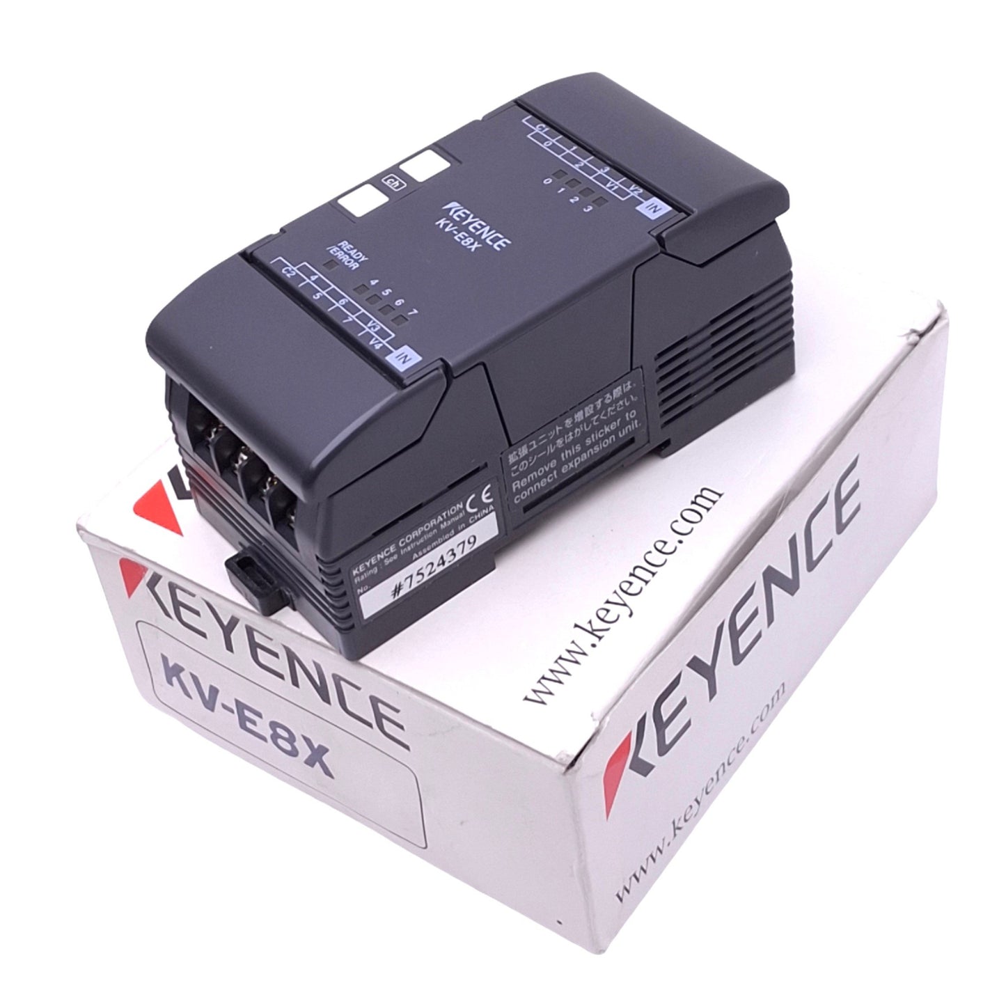 New Keyence KV-E8X Expansion Input Module for Visual KV PLC, 8-Input, 24VDC