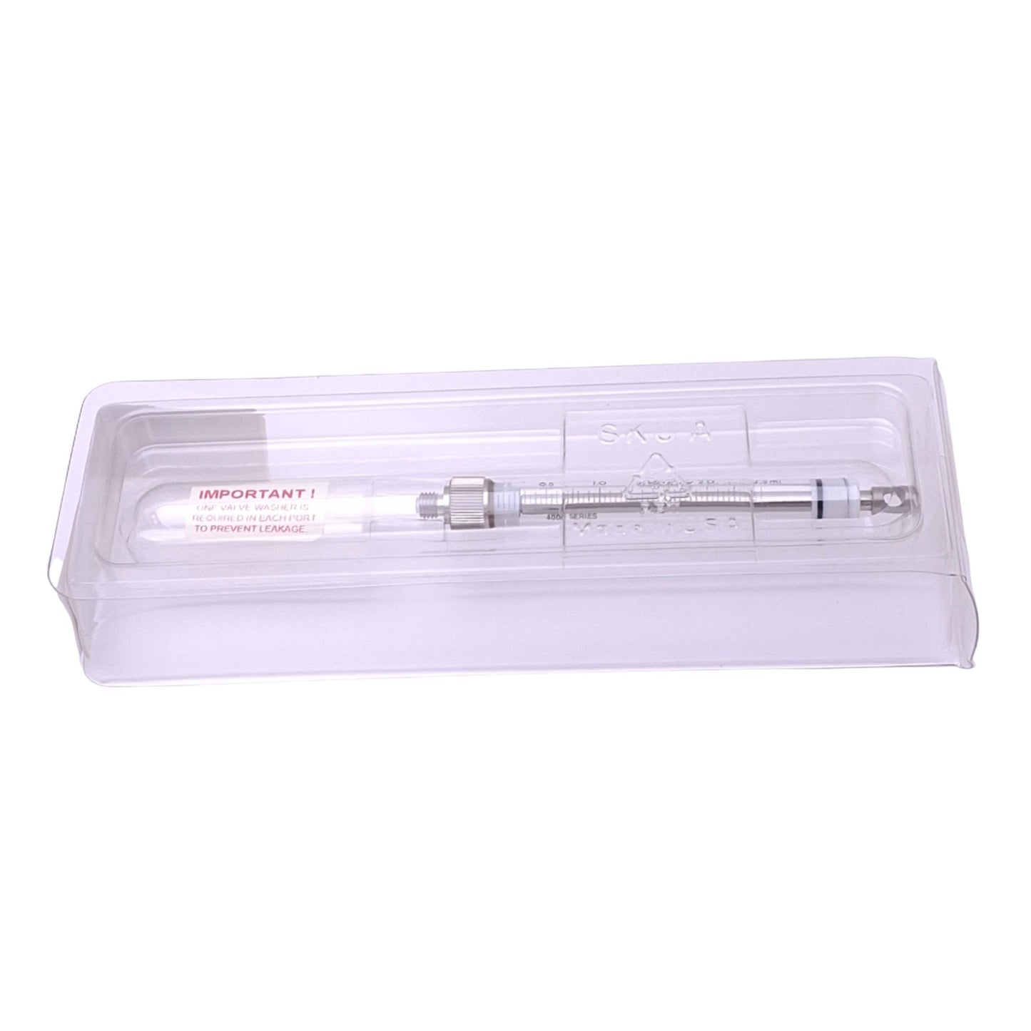 New Kloehn 19539 Pump Syringe for Norgren V6 Series, 2.5mL, 6cm Stroke, 1/4-28UNF