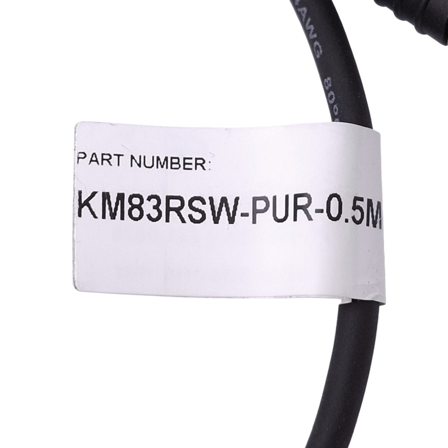 New Adsens Tech KM83RSW-PUR-0.5M Cordset, M8 3-Pin Male to Female, 60V 3A, 0.5m