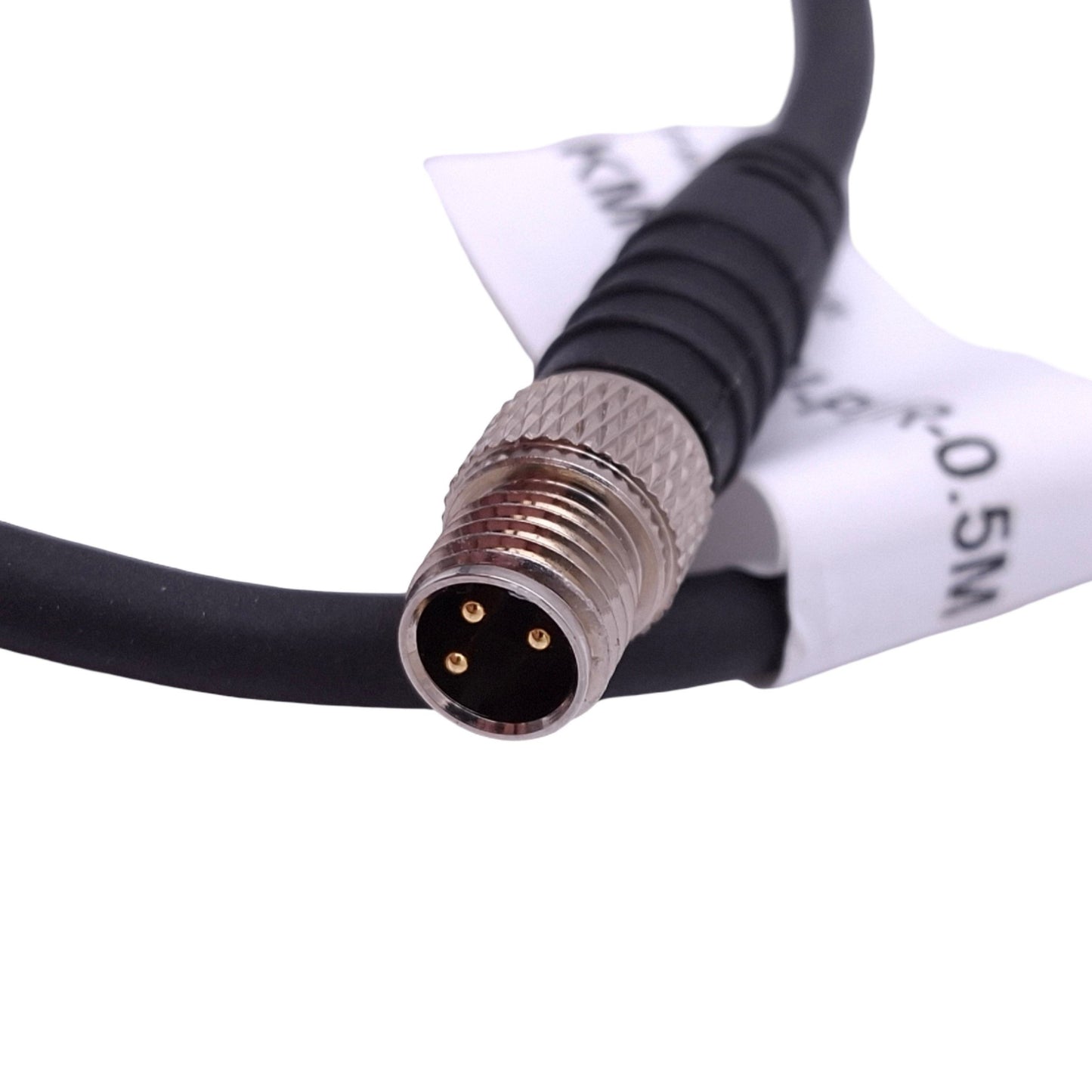 New Adsens Tech KM83RSW-PUR-0.5M Cordset, M8 3-Pin Male to Female, 60V 3A, 0.5m